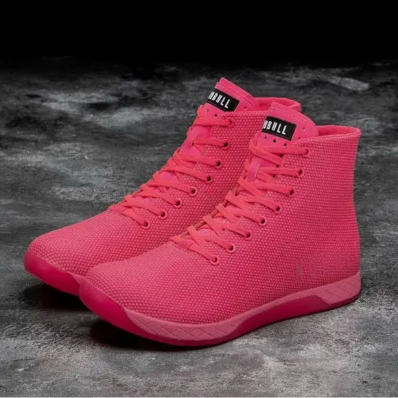 NoBull Women's Neon Pink High-Top Impact Size 7 - Picture 3 of 10